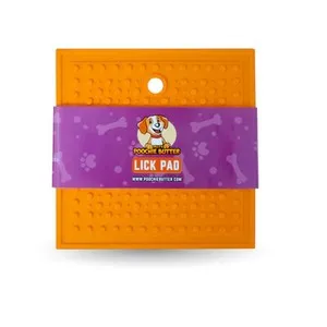 1ea Poochie Butter Small Lick Pad Square - Treat